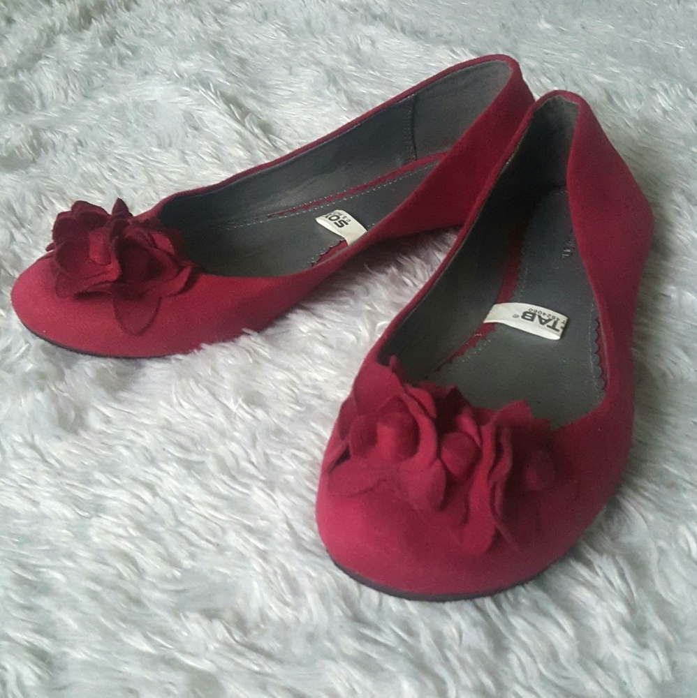 Floral Pink Flats